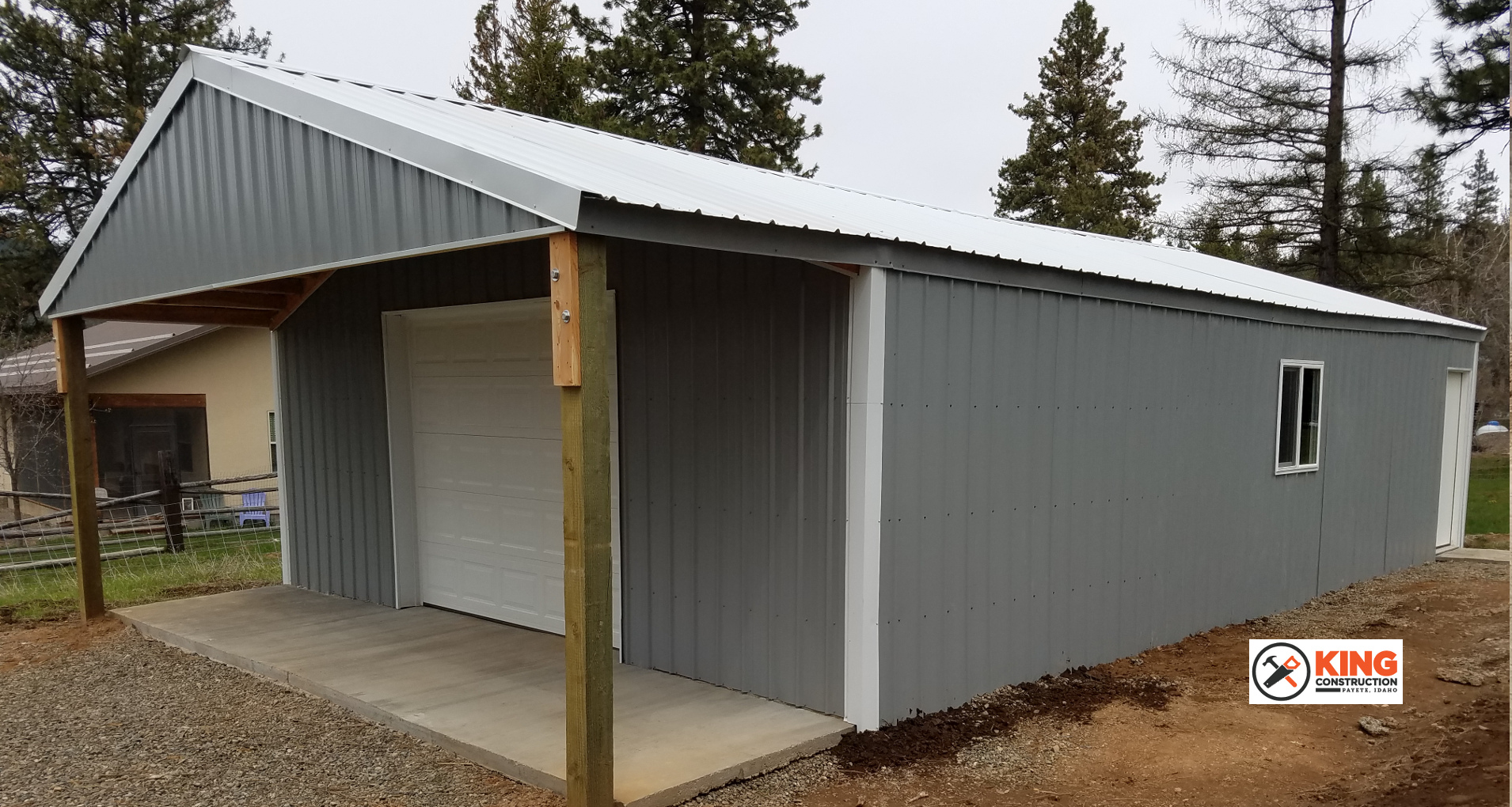 Pole Barn Hay Shed Tack Building Levi King Construction Payette Id